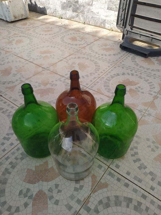 Garrafões de vidro 5 litros