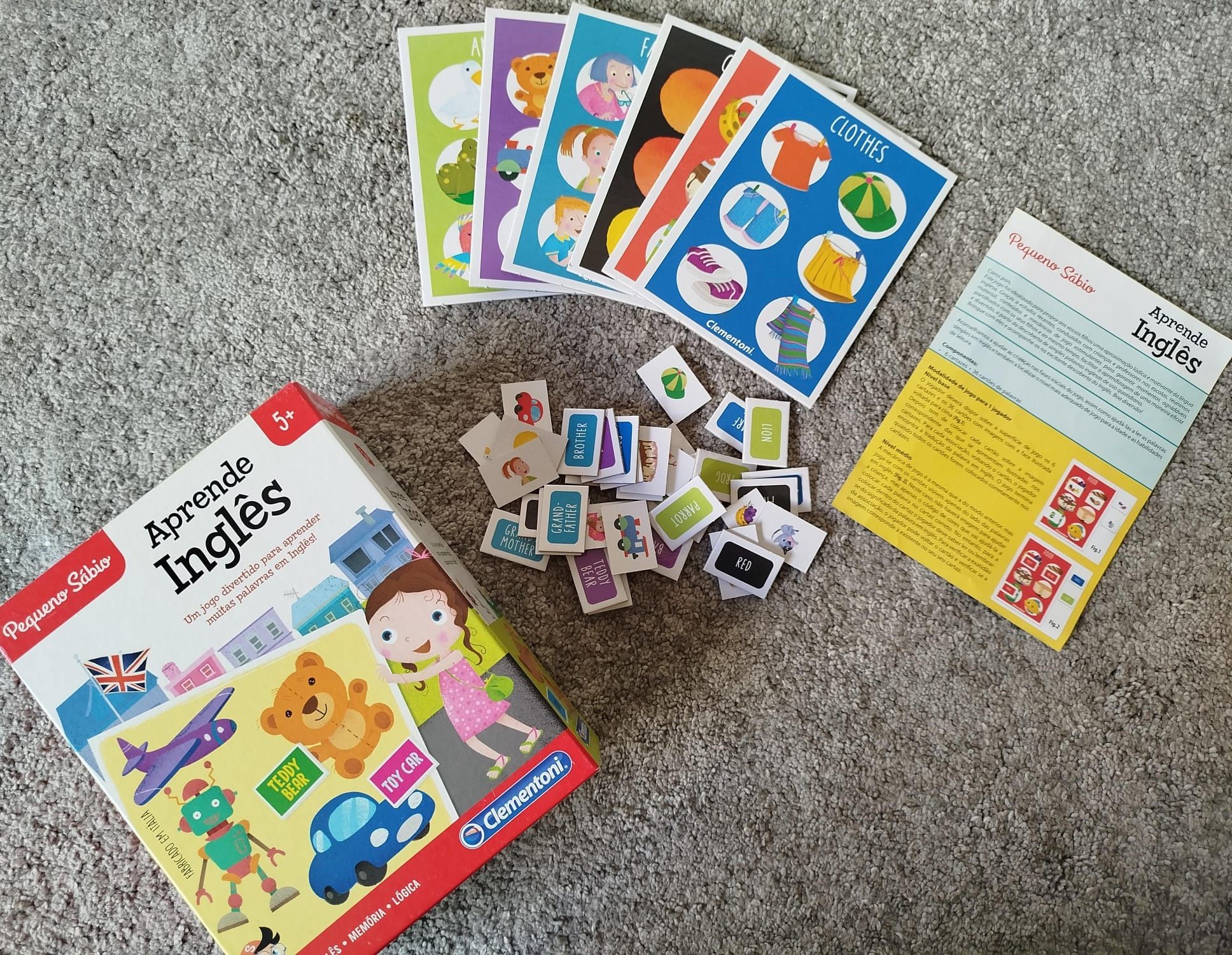 Jogo didáctico Aprende Inglês