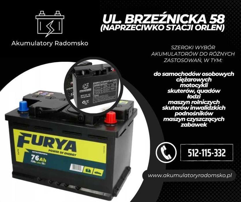 Akumulator Moretti 12V/20AH OT20-12 - Akumulatory Sklep Brzeźnicka 58