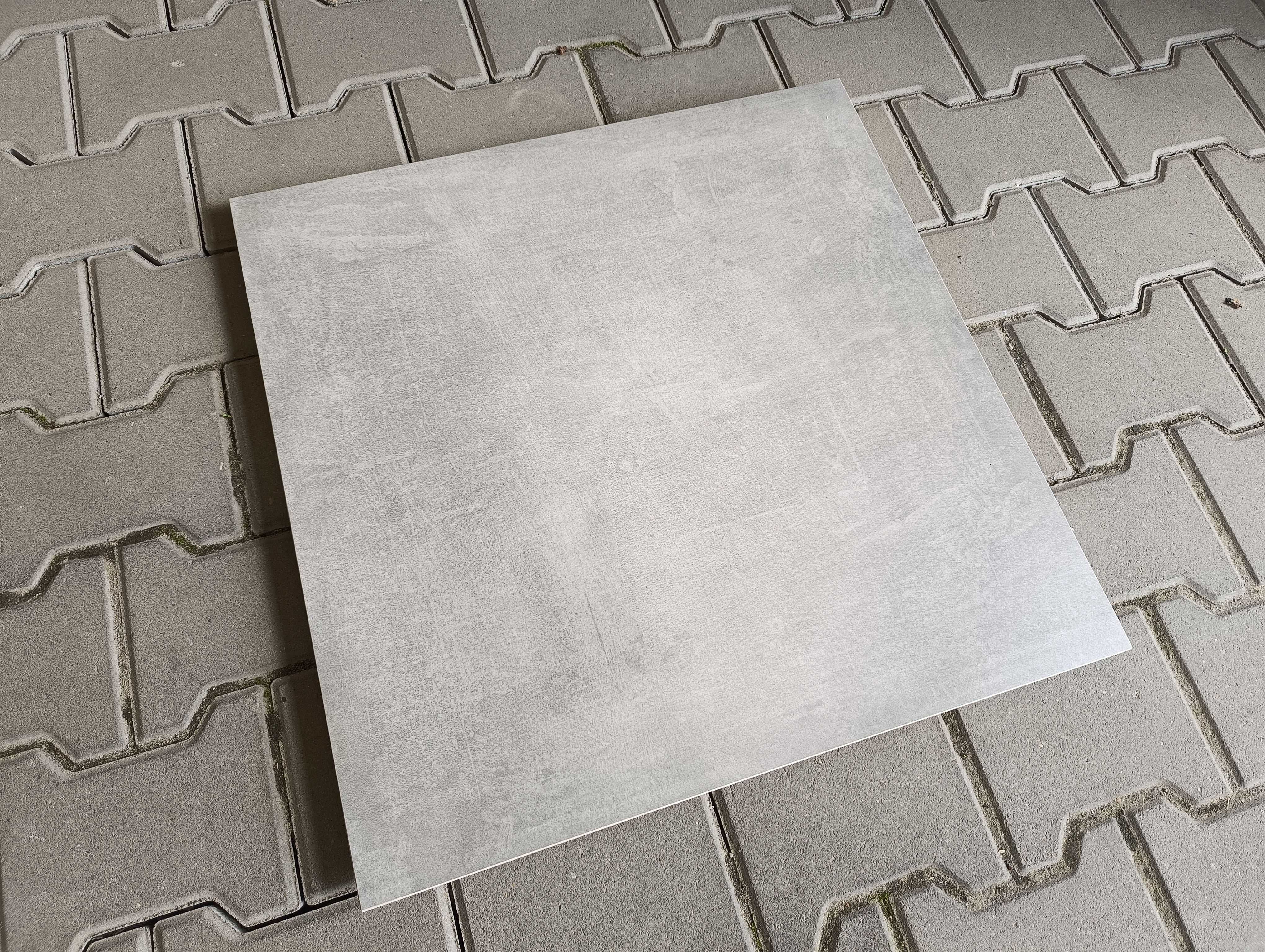 Płytki podłogowe gres szkliwiony imitacja betonu Kassel 60x60 Gat.1