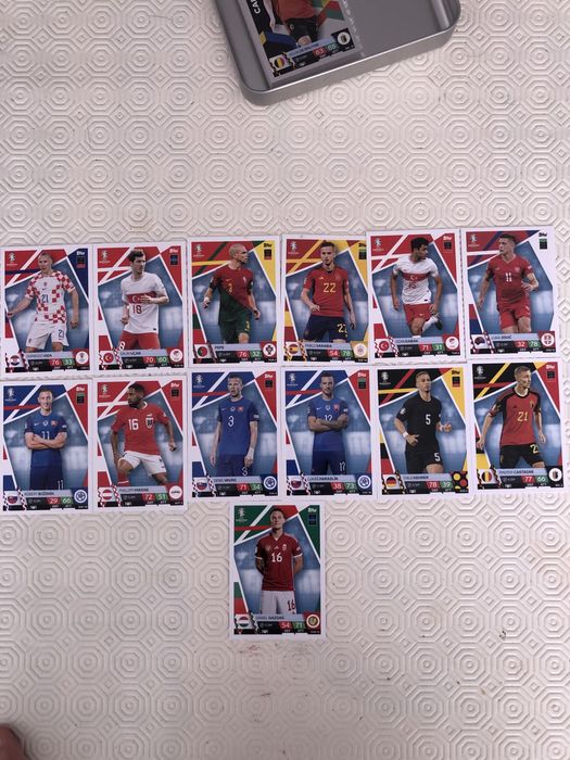 Cartas TOPPS UEFA Euro 2024 - Match Attax (Preços Variados)