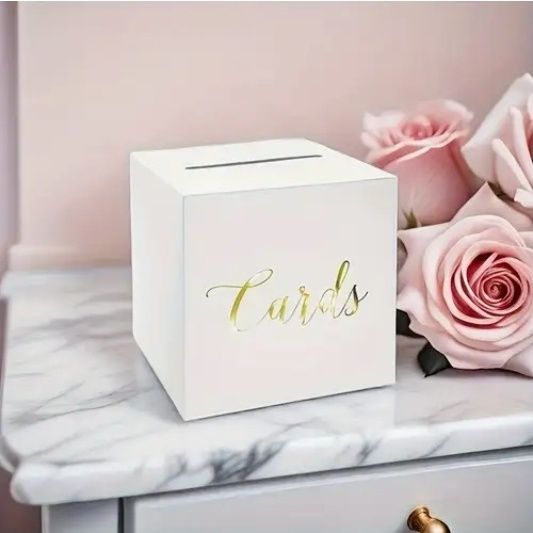 Papierowe pudełko na koperty wesele