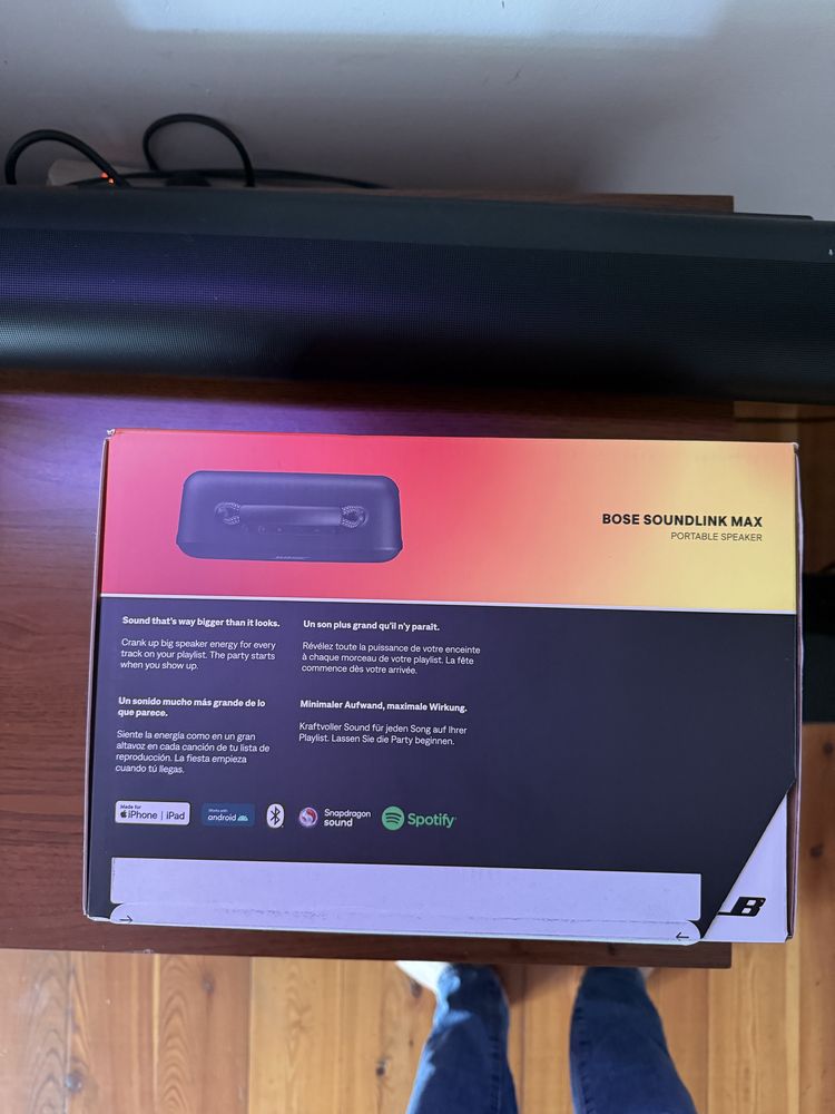 Bose Soundlink Max -Nowy - gwarancja 04.27