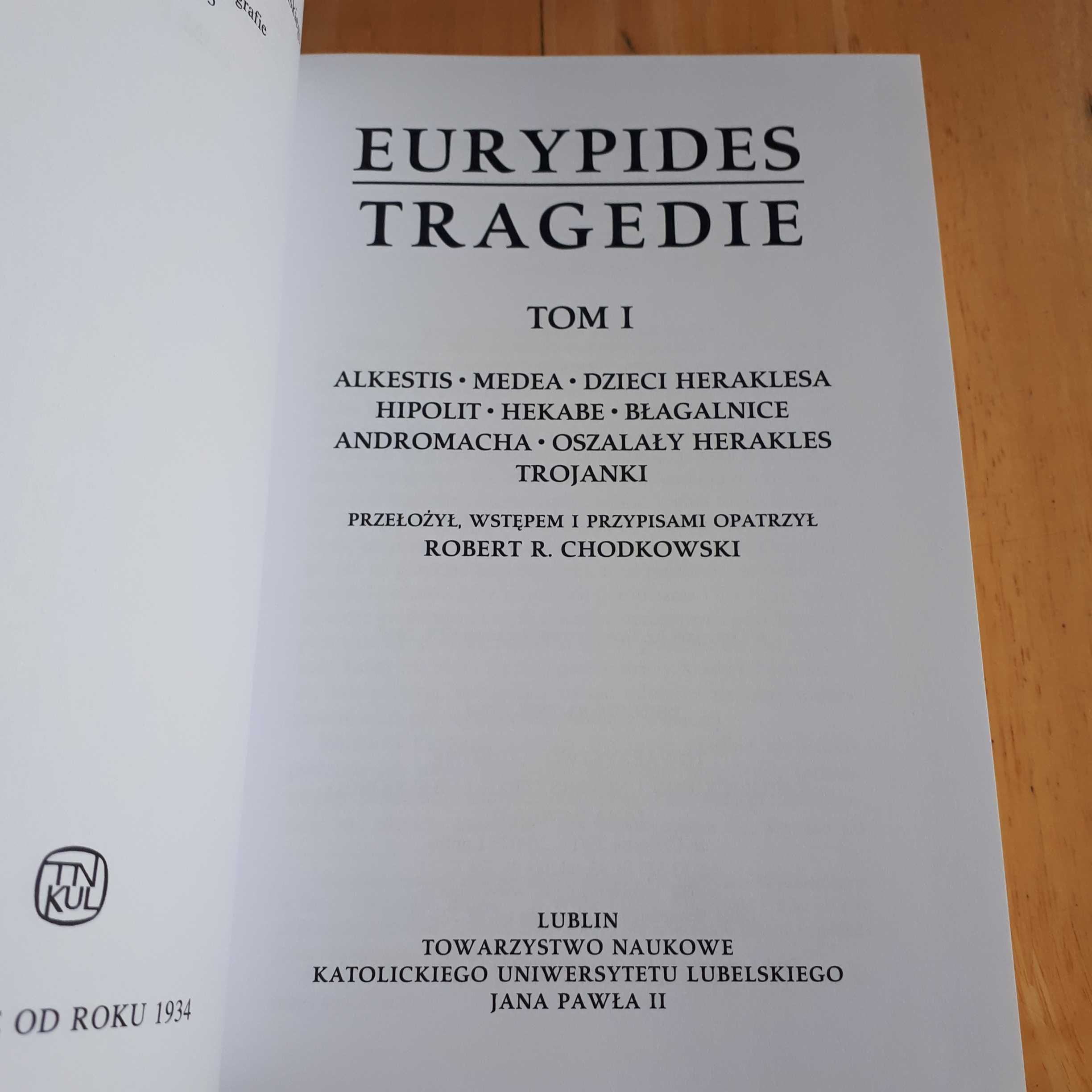 Eurypides - Tragedie - Tom 1 i 2 - NOWA - OKAZJA