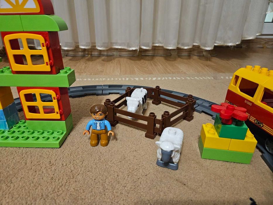 Конструктор Залізниця JIXIN Мій перший поїзд потяг паровоз їде і гуде