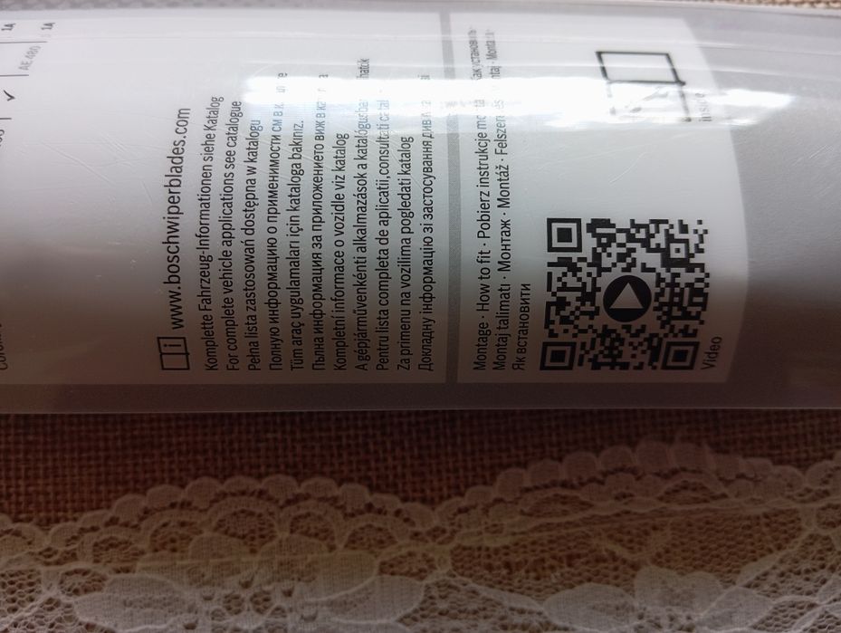 Nowe wycieraczki Bosch Aeroeco 550 mm