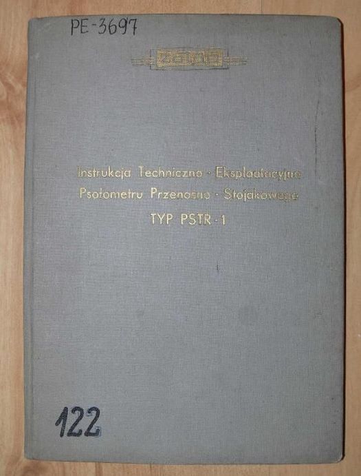Instrukcja PSOFOMETR PSTR-1 ZOTAP przenośno-stojakowy