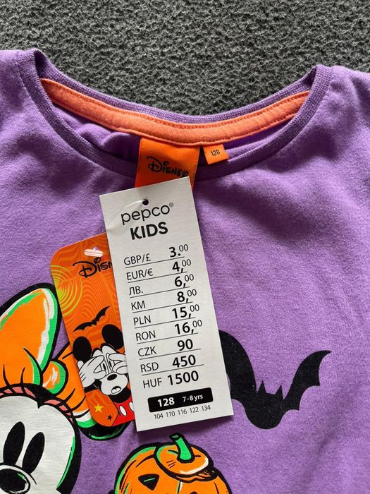 Bluzka z długim rękawem 122/128