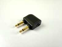Adaptador para Auscultadores p/ Avião (novo)