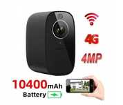 KAMERA 4MPX4GLTE Z DUŻYM Akumulatorem10400mAH Zewnetrzna Bezprzewodowa