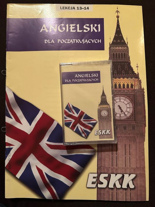 ESKK Angielski dla początkujących Lekcja 13-14 + Kaseta w folii