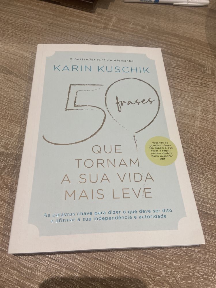 Livro novo- 50 frases que tornam a sua vida mais le