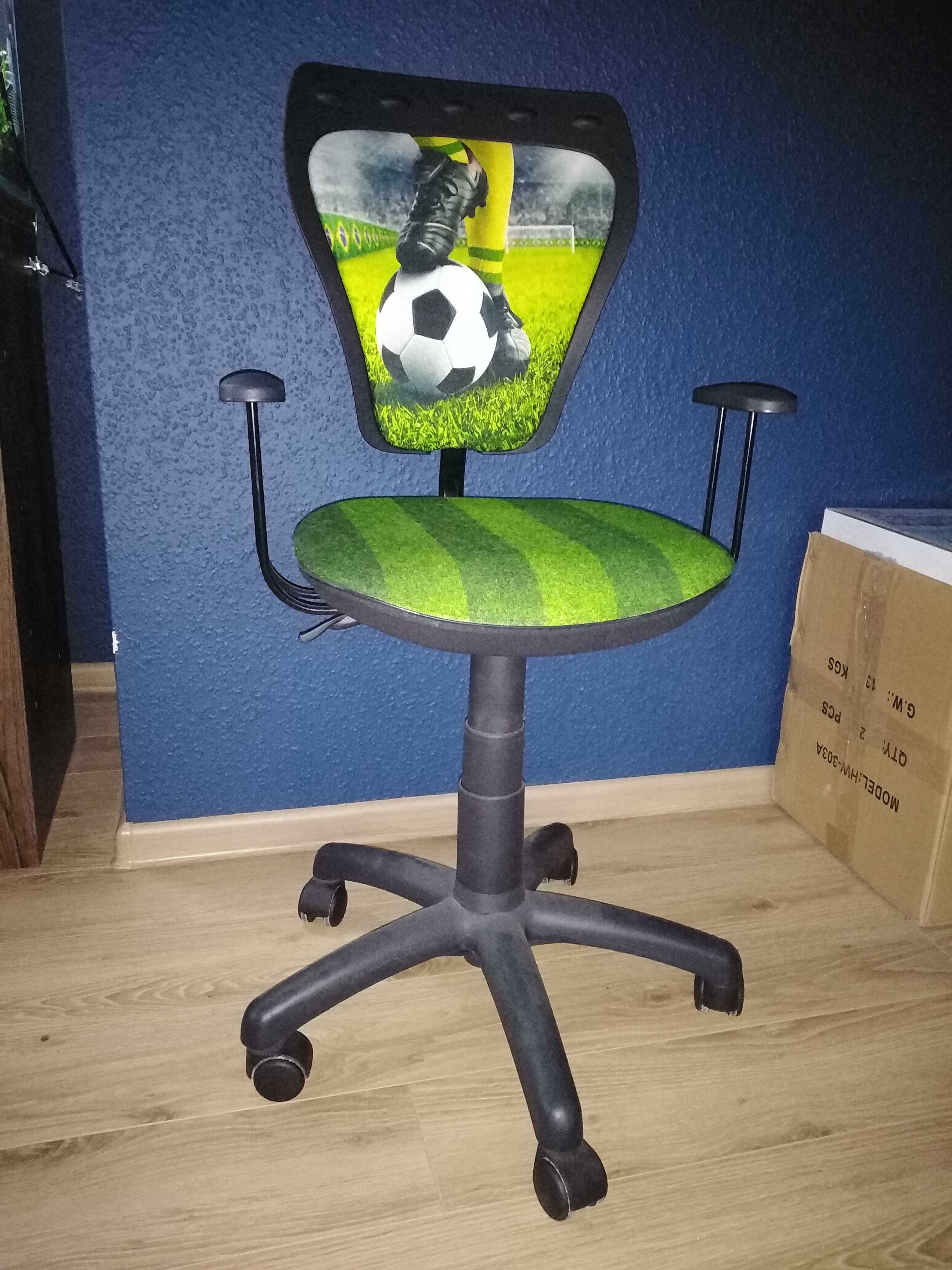 Krzesło dziecięce Ministyle Black piłka nożna