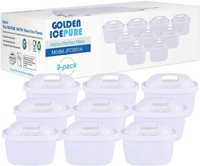 9 szt golden icepure zamiennik filtra do wody brita