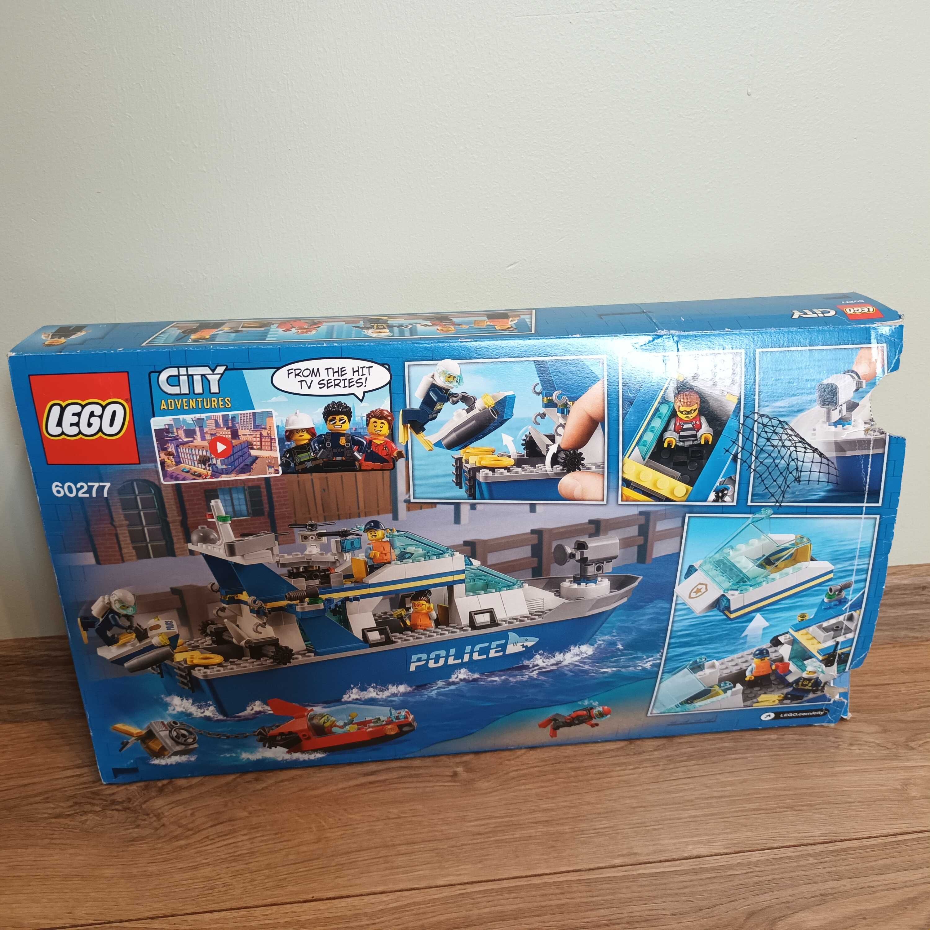 LEGO City 60277 Policyjna łódź patrolowa