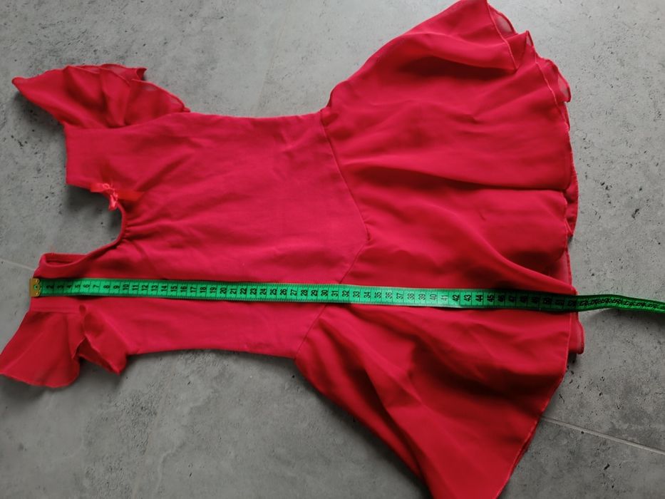 Sukienka treningowa do tańca towarzyskiego dla dziewczynki