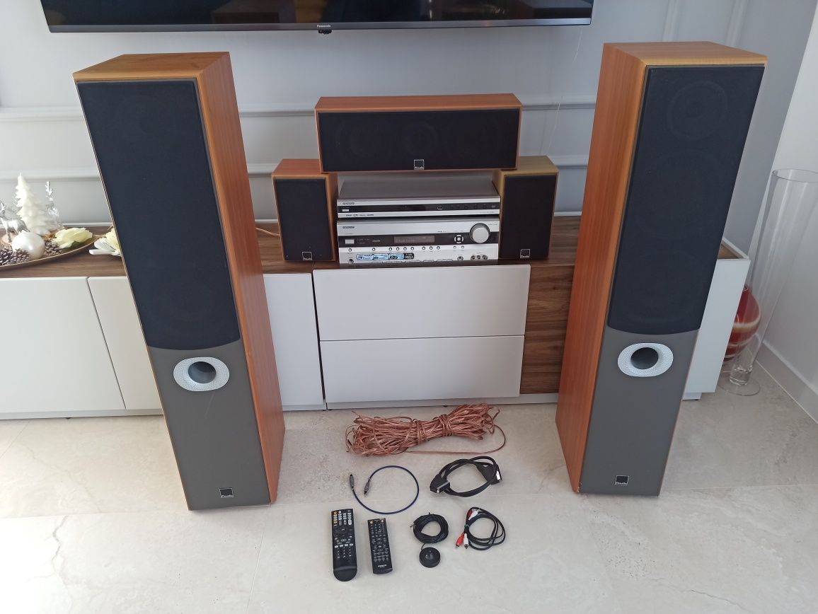Kino domowe 7.1 _ ONKYO TX-SR576 _ amplituner + DVD
