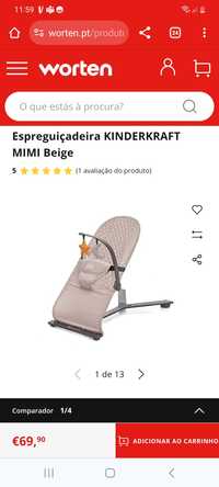 Espreguiçadeira Kinderkraft