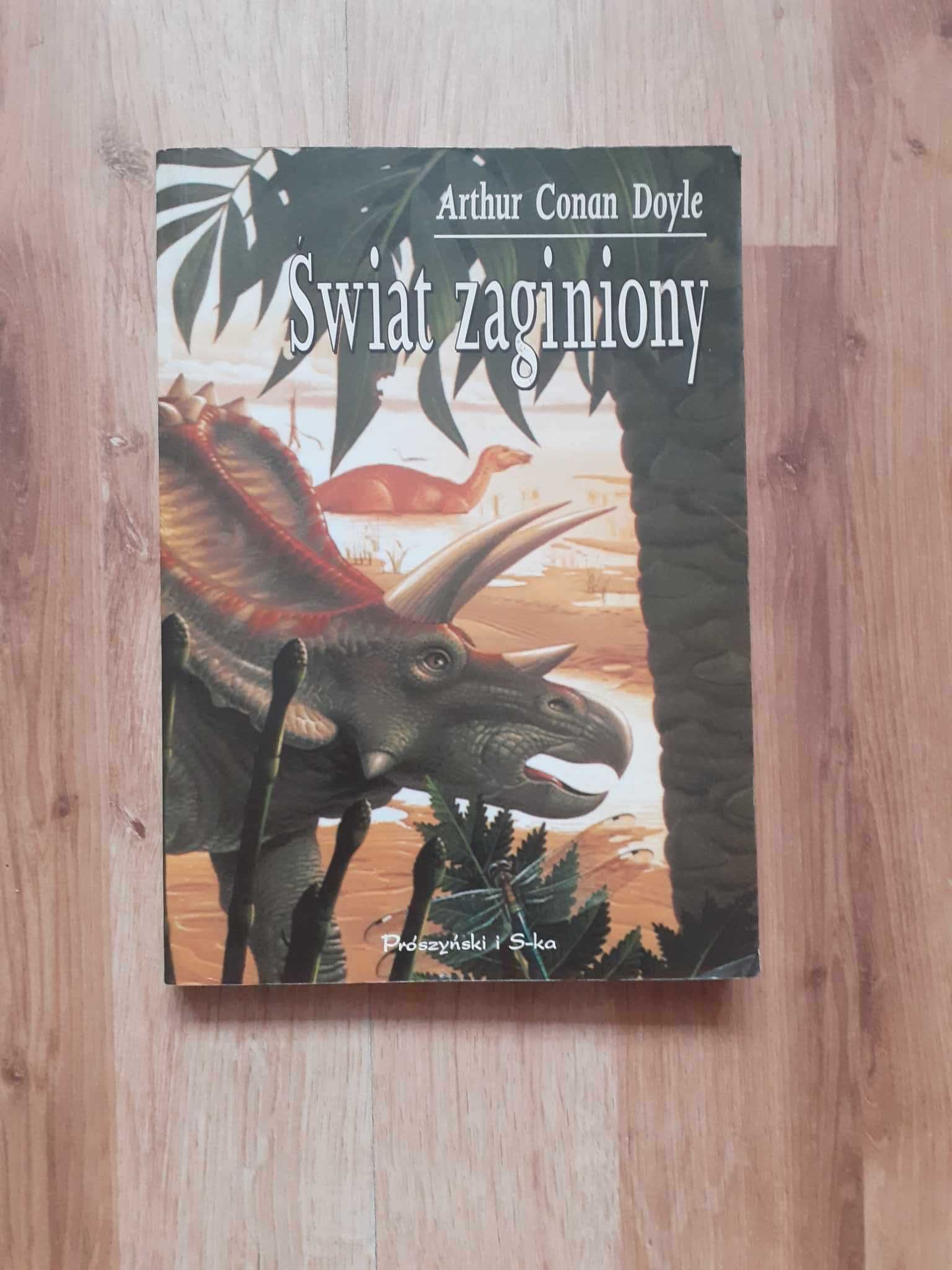 Książka o dinozaurach "Świat zaginiony"