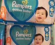 Pampers active baby 3, 54 szt, pieluchy pampersy 6-10 kg, 2 opakowania