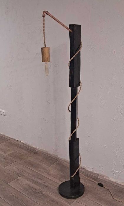 Торшер в стиле Loft. Напольный светильник. Ручная работа. Handmade