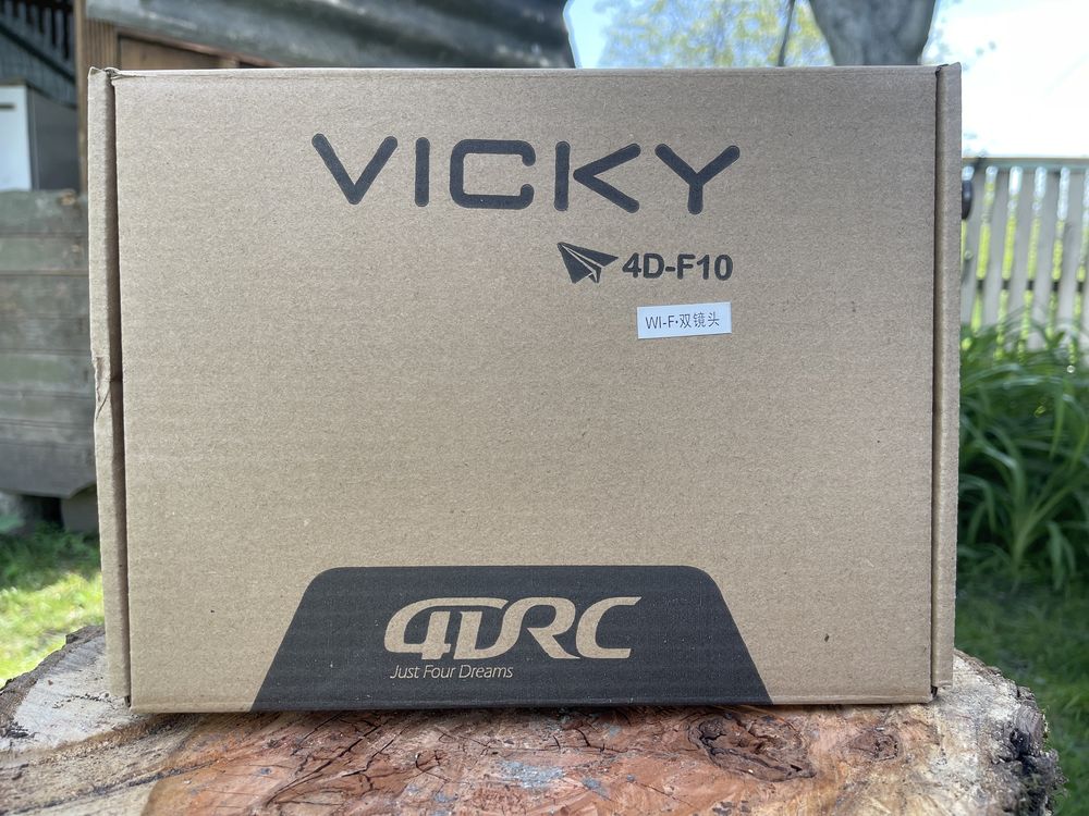 Дрон квадрокоптер Vicky 4D-F10 WiFi версія до 500м