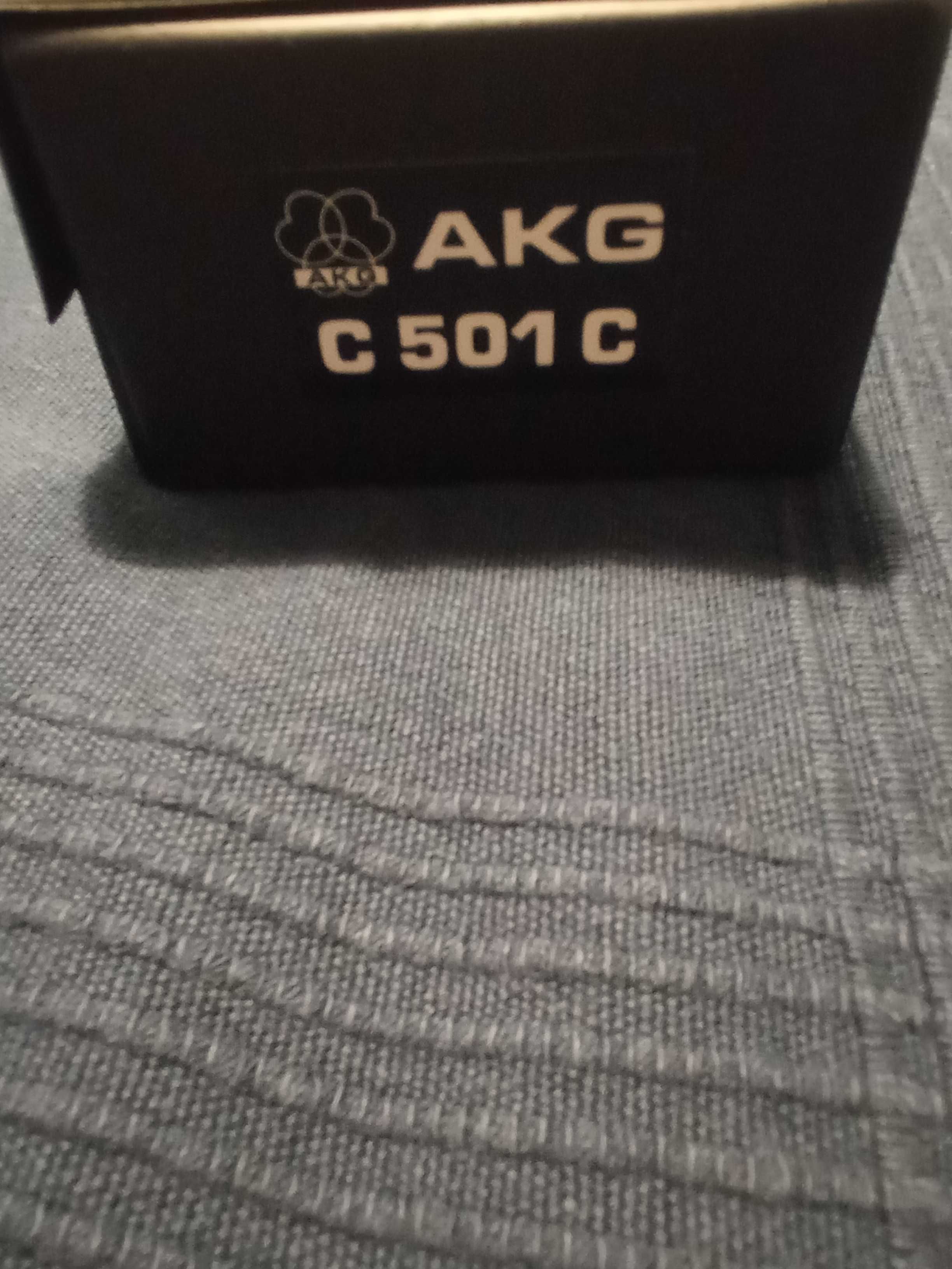 AKG C501C Vintage Mikrofon Pojemnościowy Stan Idealny C60 C451C C535