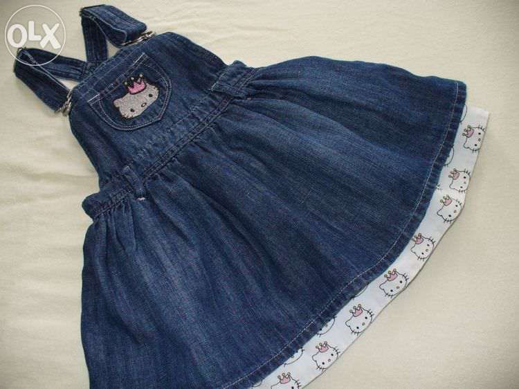 Sukienka jeans H&M Hello Kitty 104