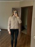 Стильные бежевый капучино цвет пуховик, курточка размер s-m
Mango