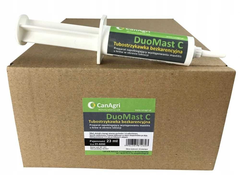 DuoMast C środek prewencyjny na mastitis zapalenie wymion Zestaw 23szt