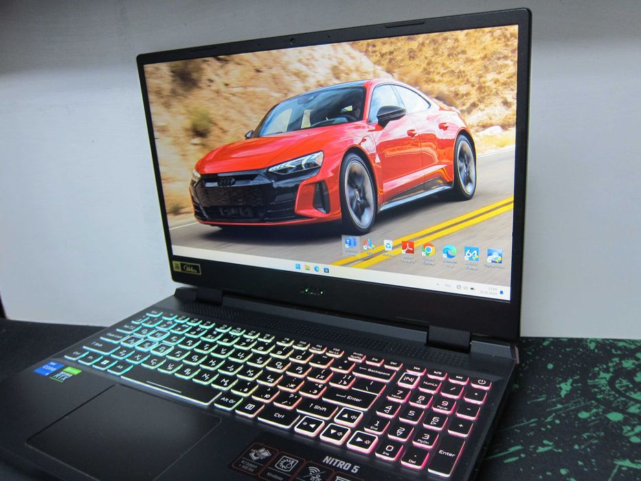 Nitro 5 8 ядер 16 потоков Intel i5 -12500H 4.50 Nvidia RTX 3050 Ti 4