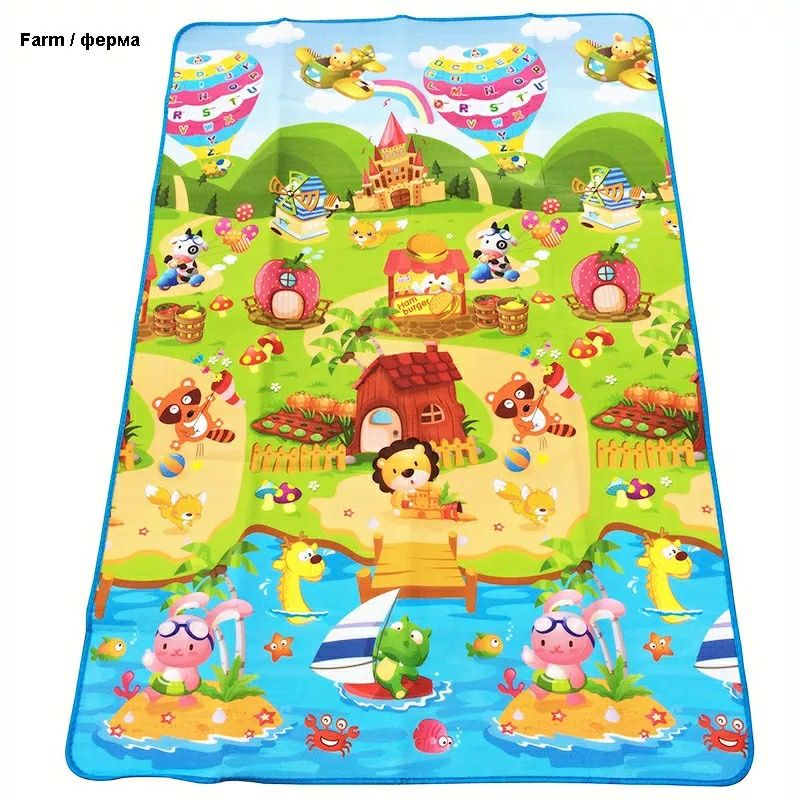 Ігровий термоковрик дитячий великий коврик для ігор килимок термокилим