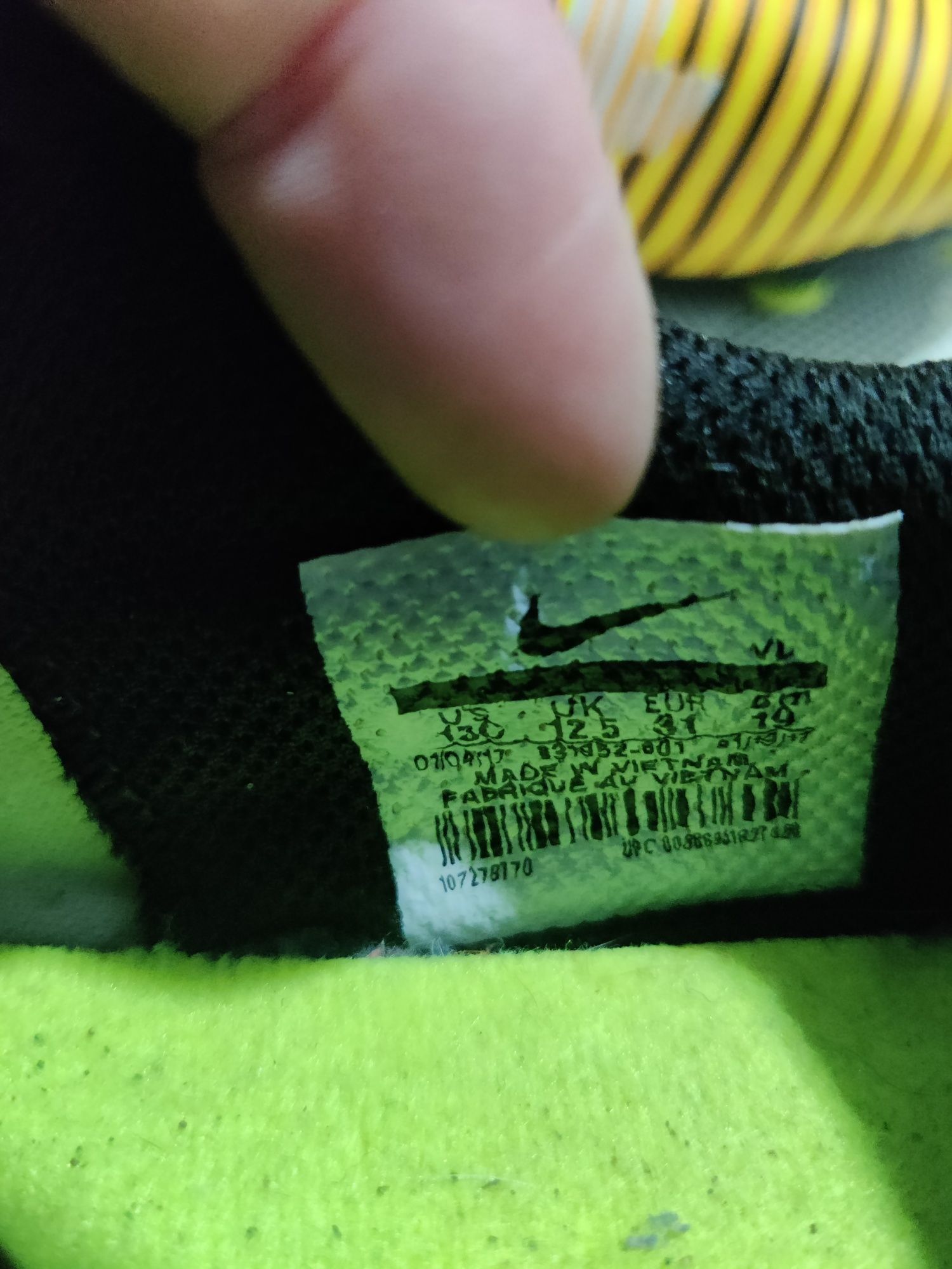 Бутси "Nike Mercurial" оригінал дитячі