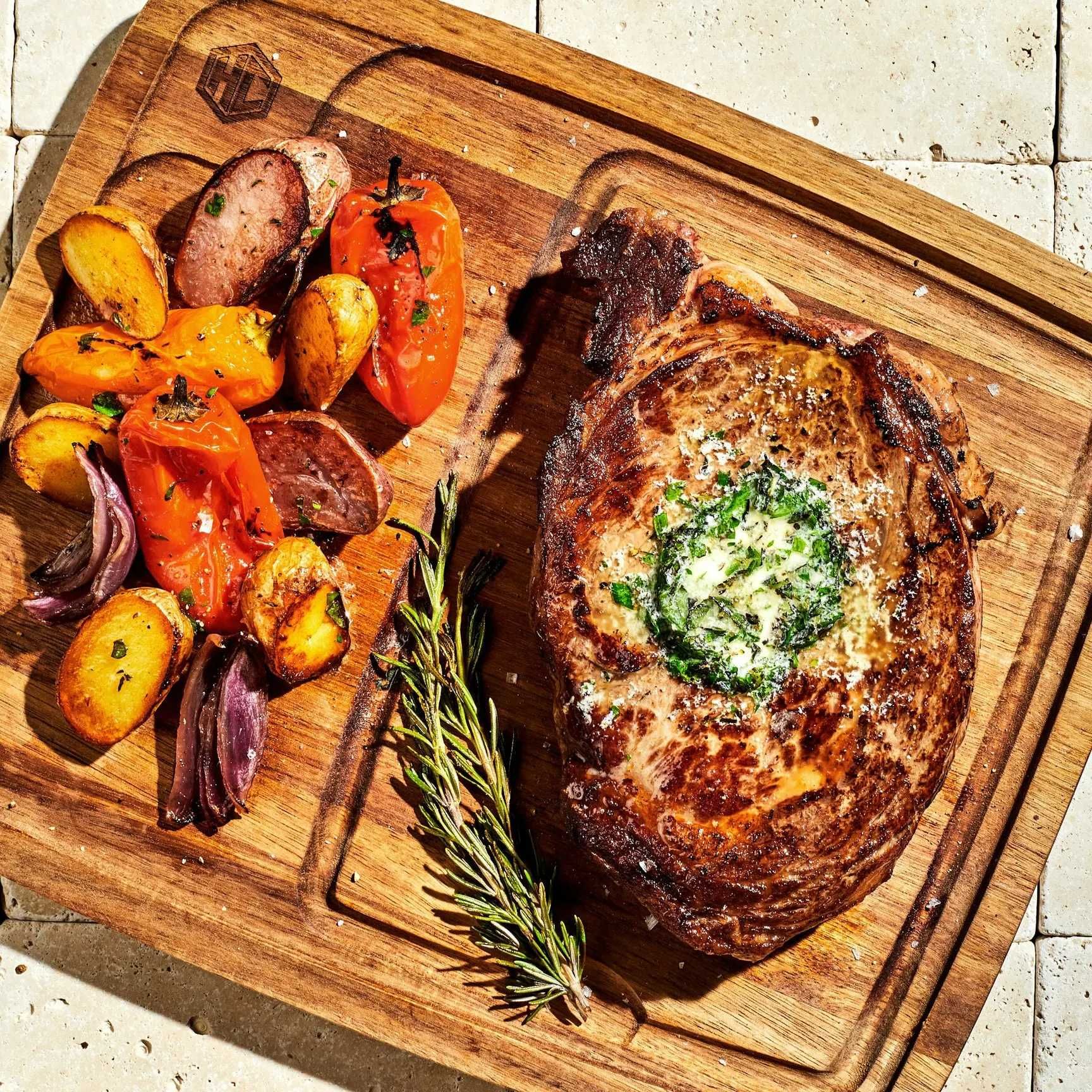 Набір дерев'яних тарілок Hexclad Bistecca (дошка для стейка)