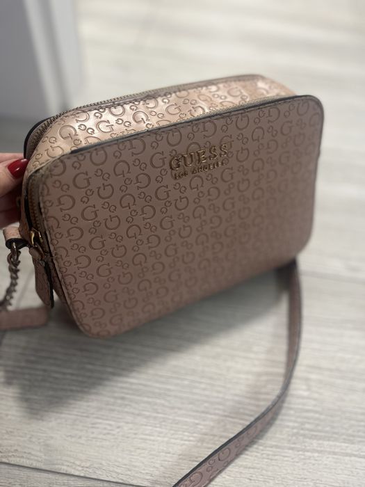 Сумка guess рожева