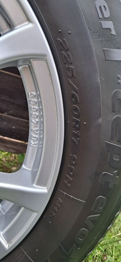 Felgi aluminiowe Platin 17" opony Kia Sportage Hyundai Tucson IX35