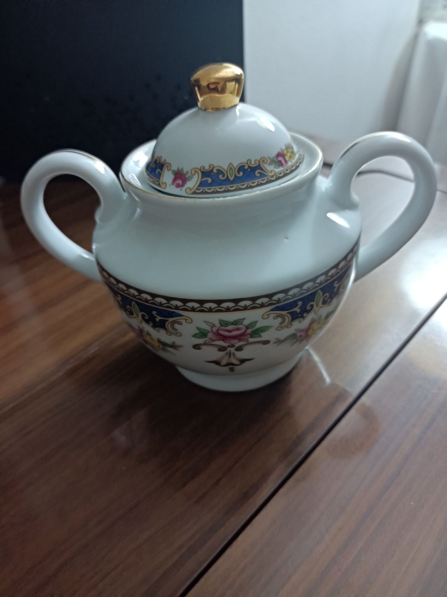 Açucareiro de porcelana Limoges