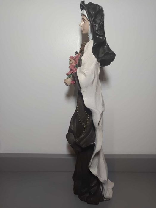 Santa Rita de Cássia em Porcelana – Arte Sacra (35 cm)