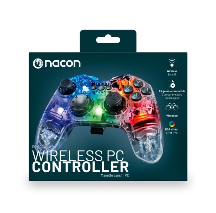 Pad PC Nacon Nowy Bezprzewodowy LED Wysyłka OLX Gwarancja