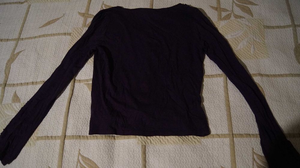 koszula elegancka fioletowa ozdoby r. M