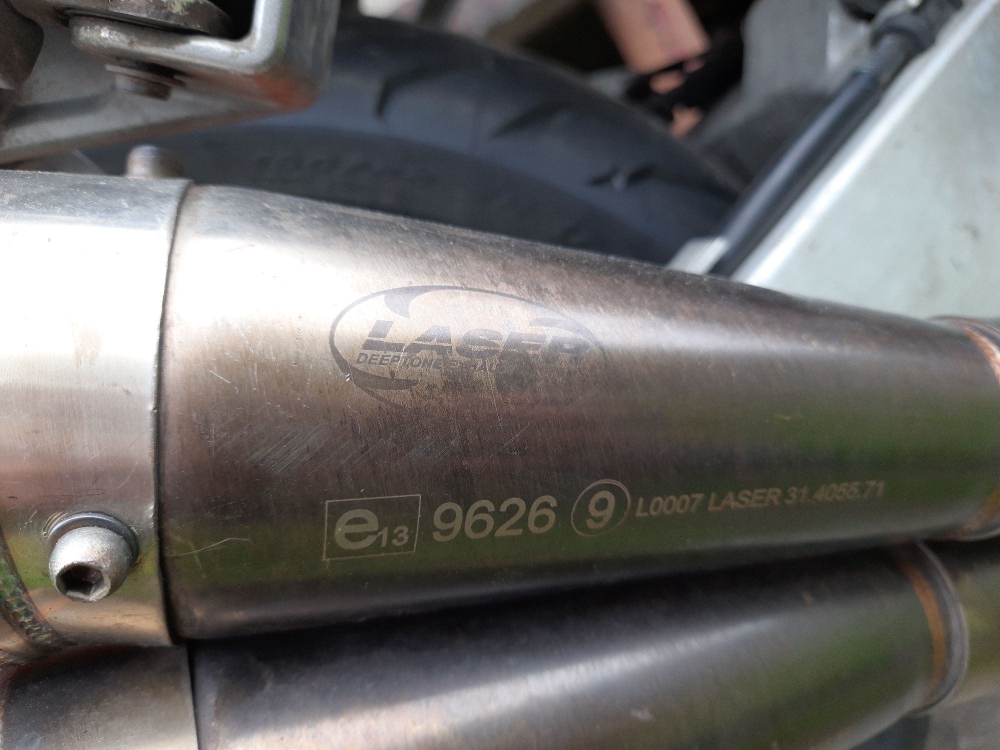 Tłumi wydech LASER Yamaha suzuki honda kawasaki