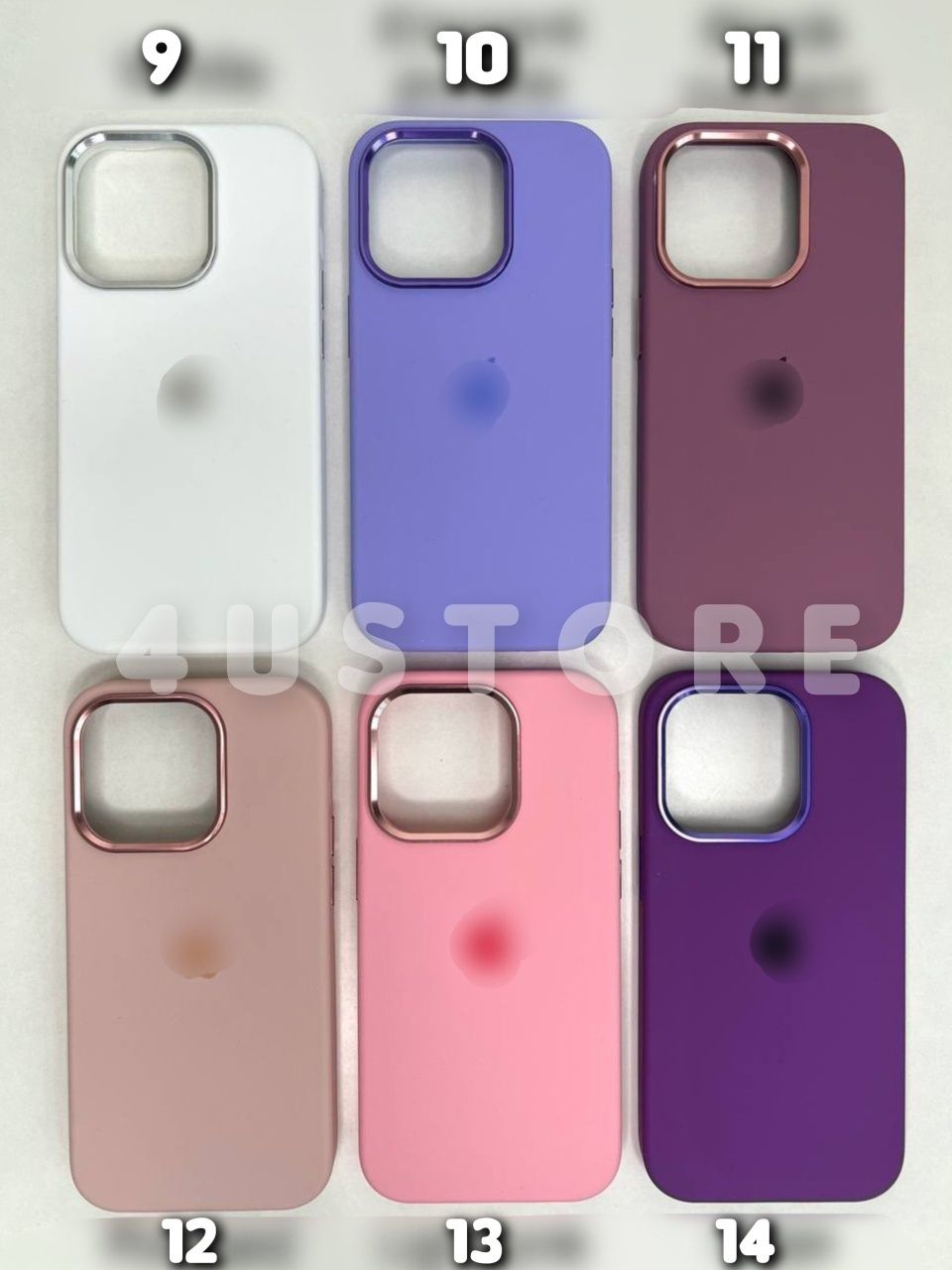 Чехол Silicone Metal на iPhone 16 Pro Max софттач чохол силіконовий