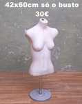 Busto manequim retro vintage