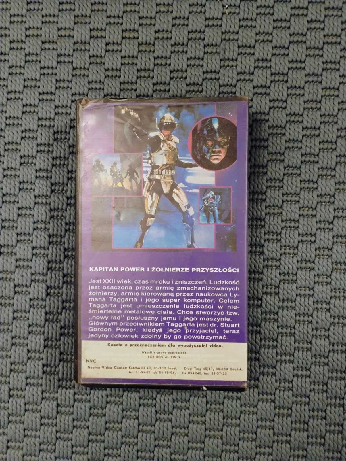 Kapitan Power i Żołnierze Przyszłości kaseta VHS