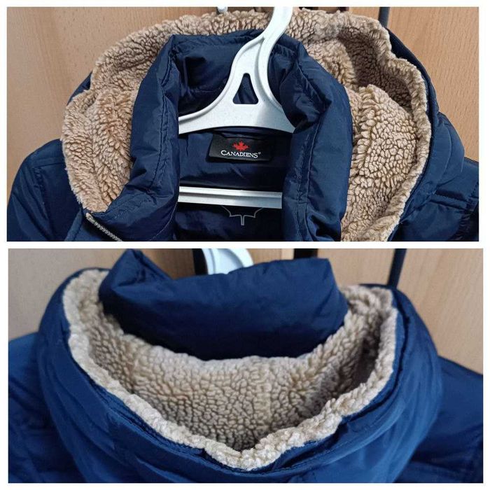 Високоякісна тепла дитяча зимова куртка Canadiens (Італія)оригінал 12р