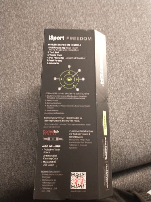 Słuchawki bezprzewodowe Monster i sport Freedom