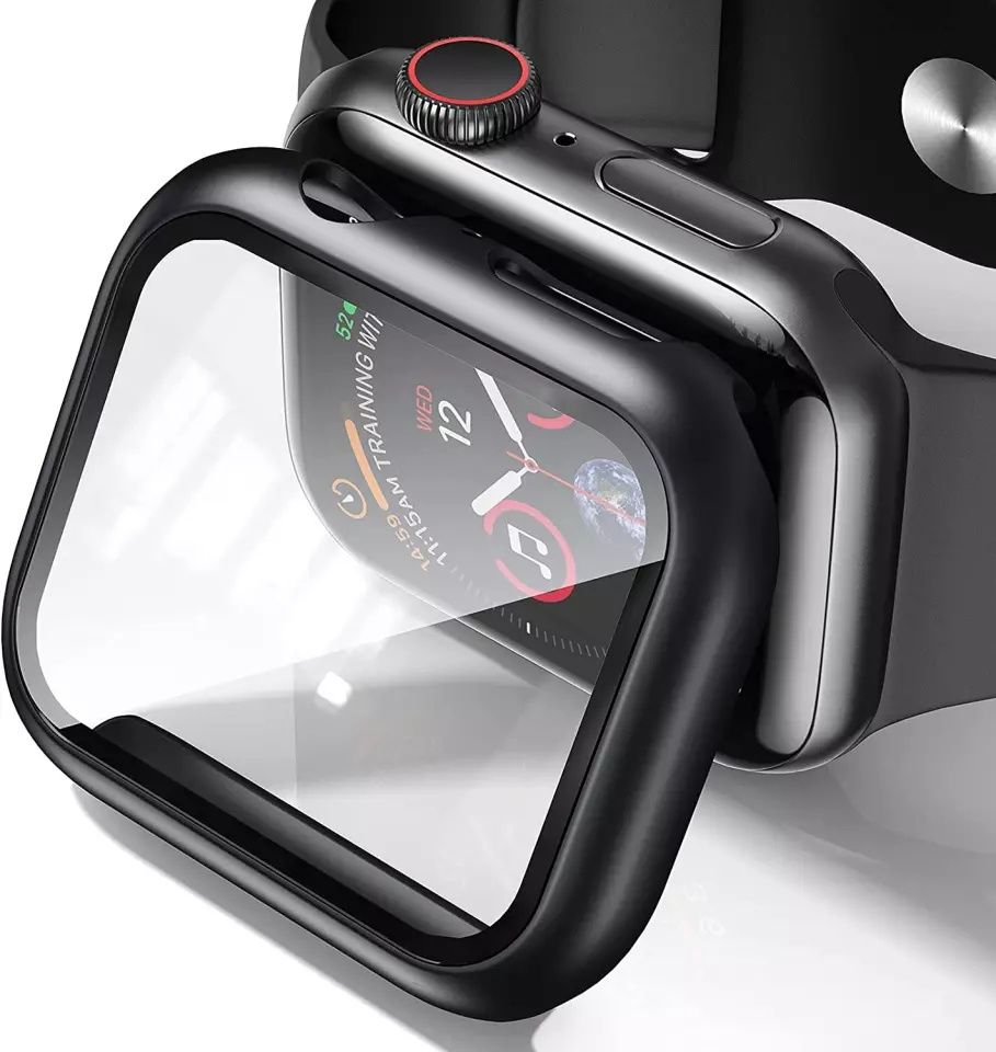 Vidro + Capa P/ Apple Watch - 38 / 40 / 41 / 42 / 44 / 45 / 49mm