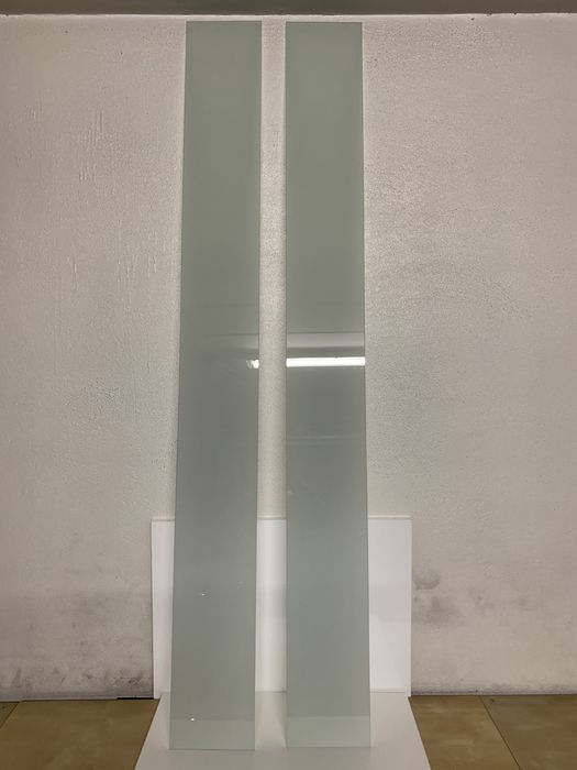 2 Vidros Laminados Branco Fosco