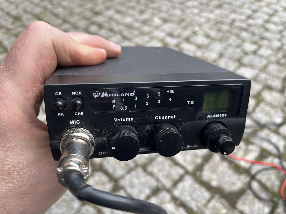 CB Radio Midland Alan 101 z ANTENĄ