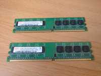 Memorias PC 2x512MB dual channel ddr2